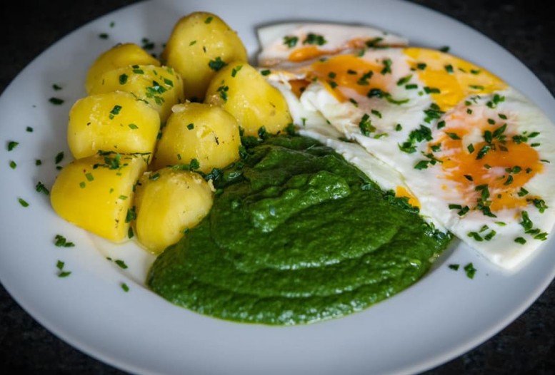 Auch vegetarische Gerichte werden im Hanneshof angeboten &copy; Shutterstock